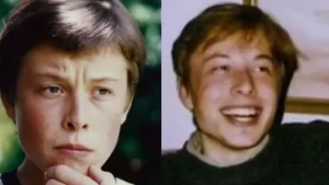 Elon Musk's Hair As a Child