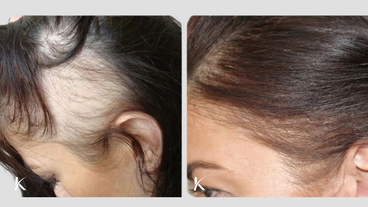 Before and After Female Hair Transplant