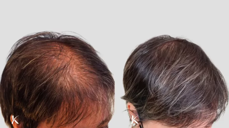 female Patient 13 - before and after hair transplant